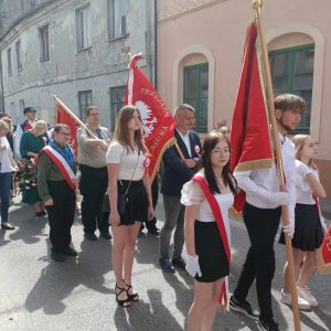 Reprezentacja Szkoły na obchodach rocznicy Uchwalenia Konstytucji 3 Maja