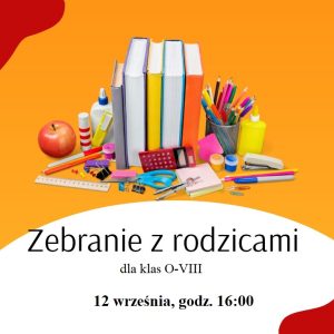 Zebranie z rodzicami Zebranie z rodzicami