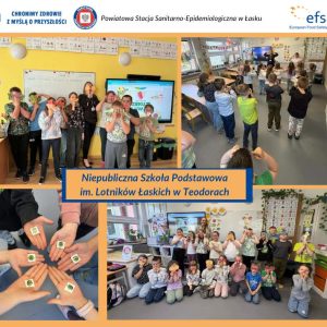 Zajęcia profilaktyczne z pracownikiem Powiatowej Stacji Sanitarno Epidemiologicznej w Łasku